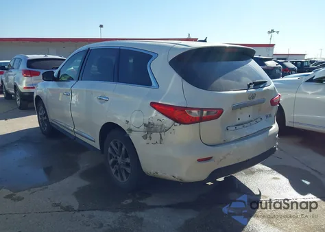 2013 Infiniti Jx35 z USA, uszkodzony, nr VIN 5N1AL0MM8DC329005